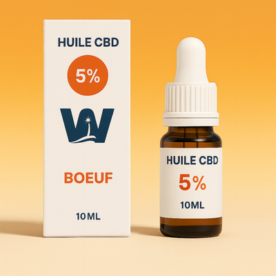 5% CBD Full Spectrum Öl für Hunde (Rind)