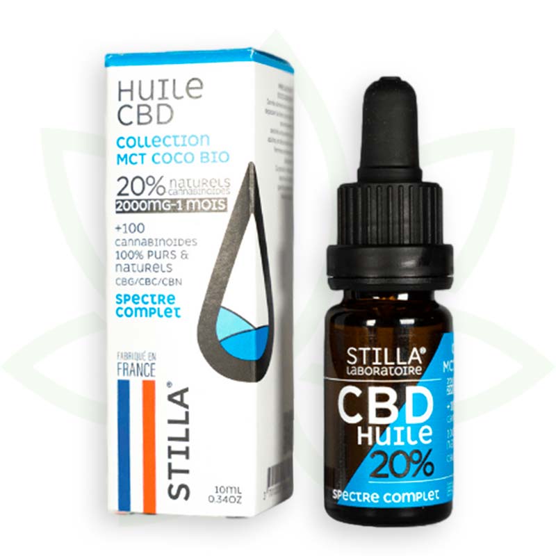 CBD MCT Kokosnussöl 20 Prozent 10 ml Vollspektrum Stilla France Mafrenchweed 4