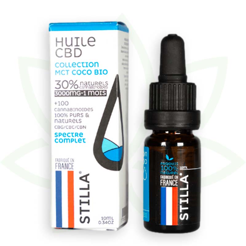 CBD MCT Kokosöl 30 Prozent 10 ml Vollspektrum Stilla France Mafrenchweed 8
