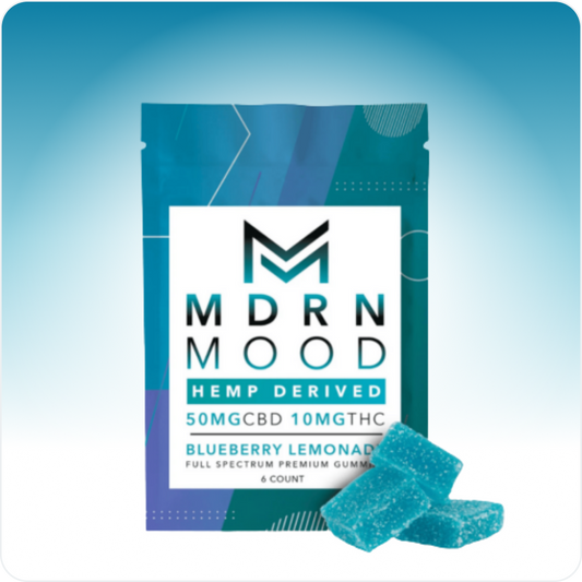 CBD-Bonbons Heidelbeere-Zitrone (x6)