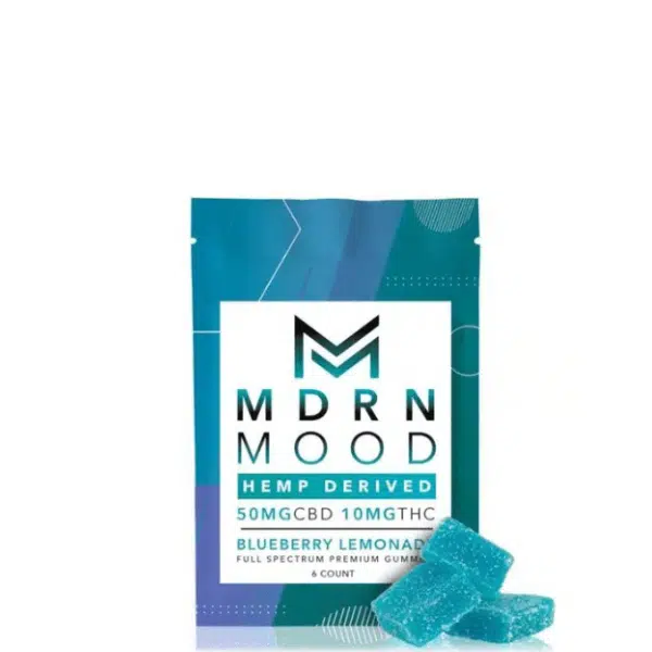 CBD-Bonbons Heidelbeere-Zitrone (x6)