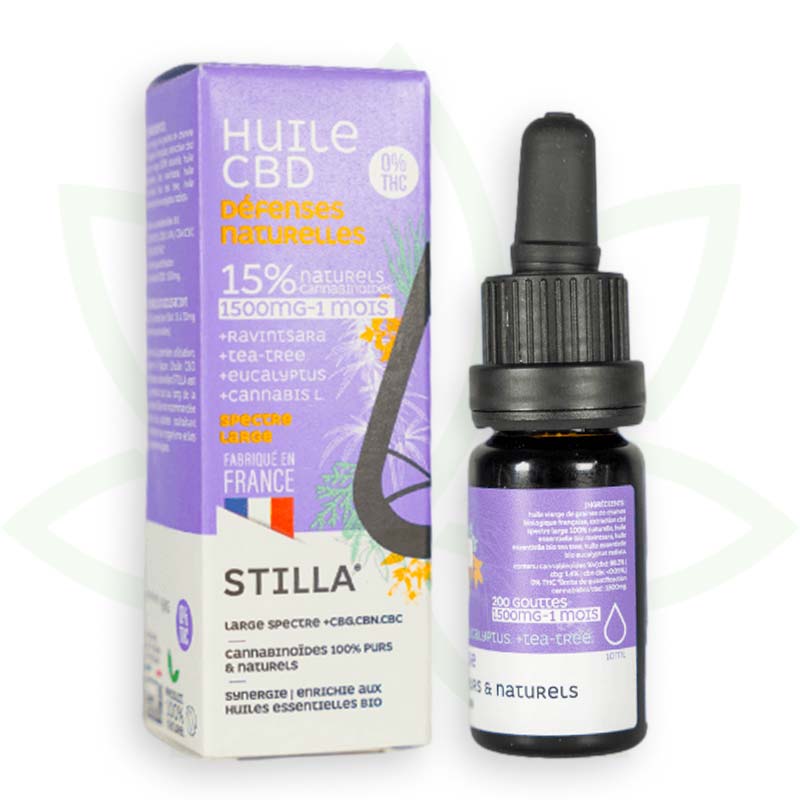 cbd-öl natürliche abwehrkräfte 15 prozent 10ml broad spectrum stilla france mafrenchweed 6