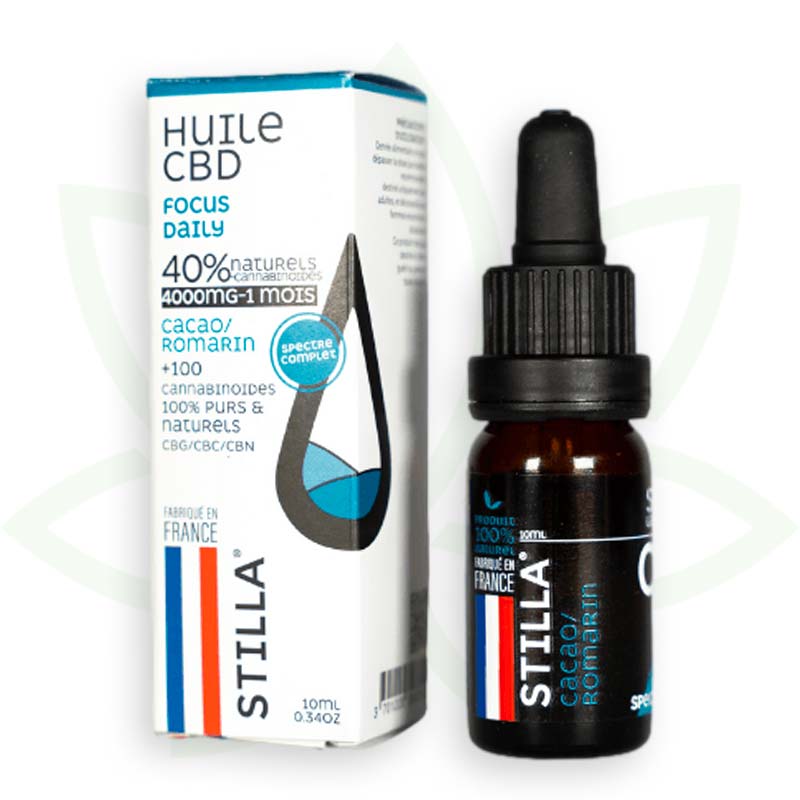 cbd-Öl focus daily 40 Prozent 10ml full spectrum stilla france mafrenchweed 11