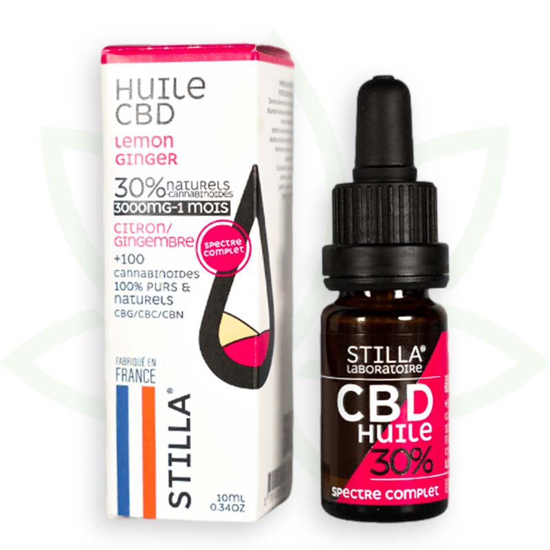 cbd-öl lemon ginger 30 Prozent 10ml full spectrum stilla france mafrenchweed 7