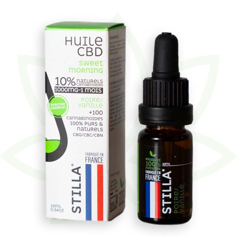 cbd-öl sweet morning 10 prozent 10ml full spectrum stilla france mafrenchweed 2