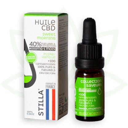 cbd-öl sweet morning 40 Prozent 10ml full spectrum stilla france mafrenchweed 12